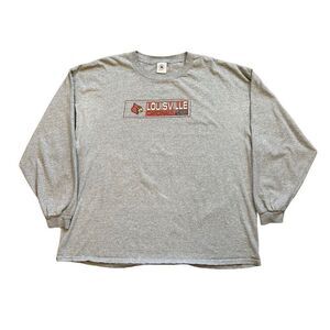 Vintage University Of Louisville Cardinals Long Sleeve T-Shirt